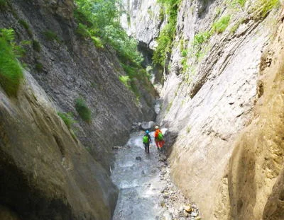 ambiance étroite dans le canyon