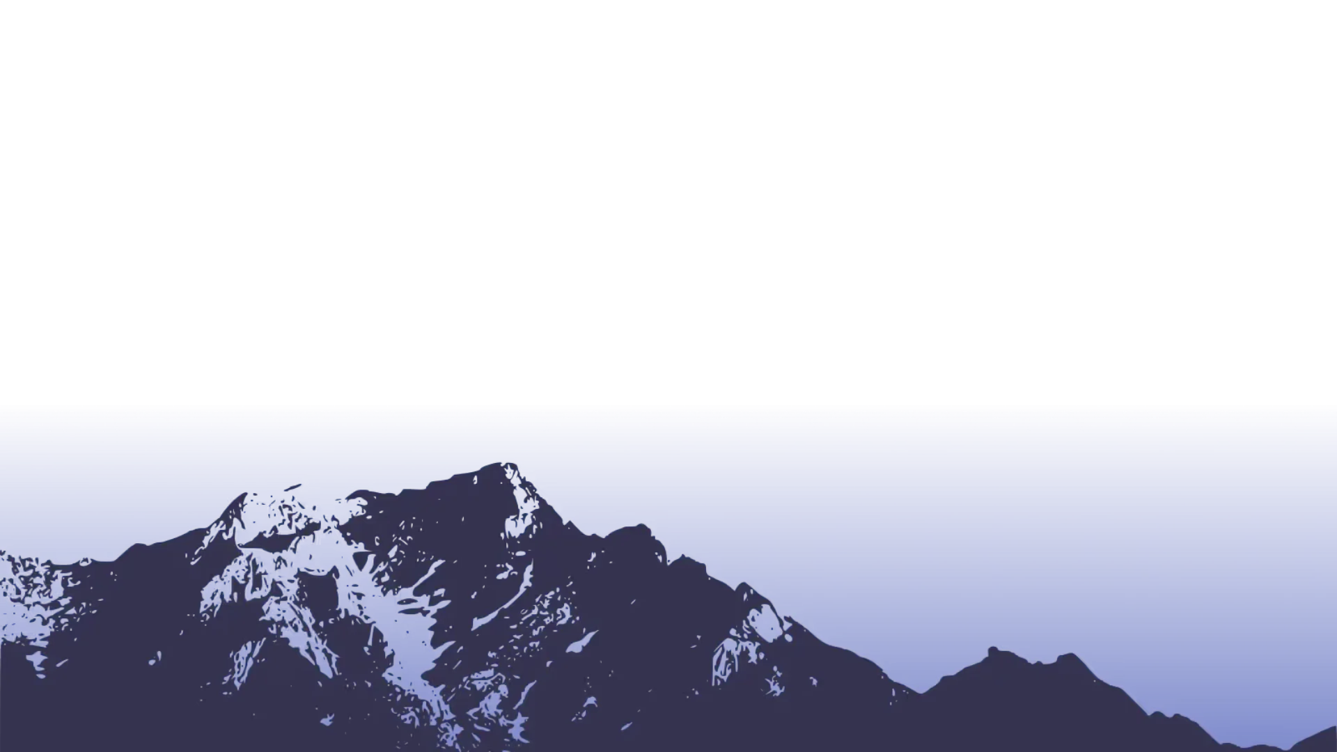 Purple shape of a mountain