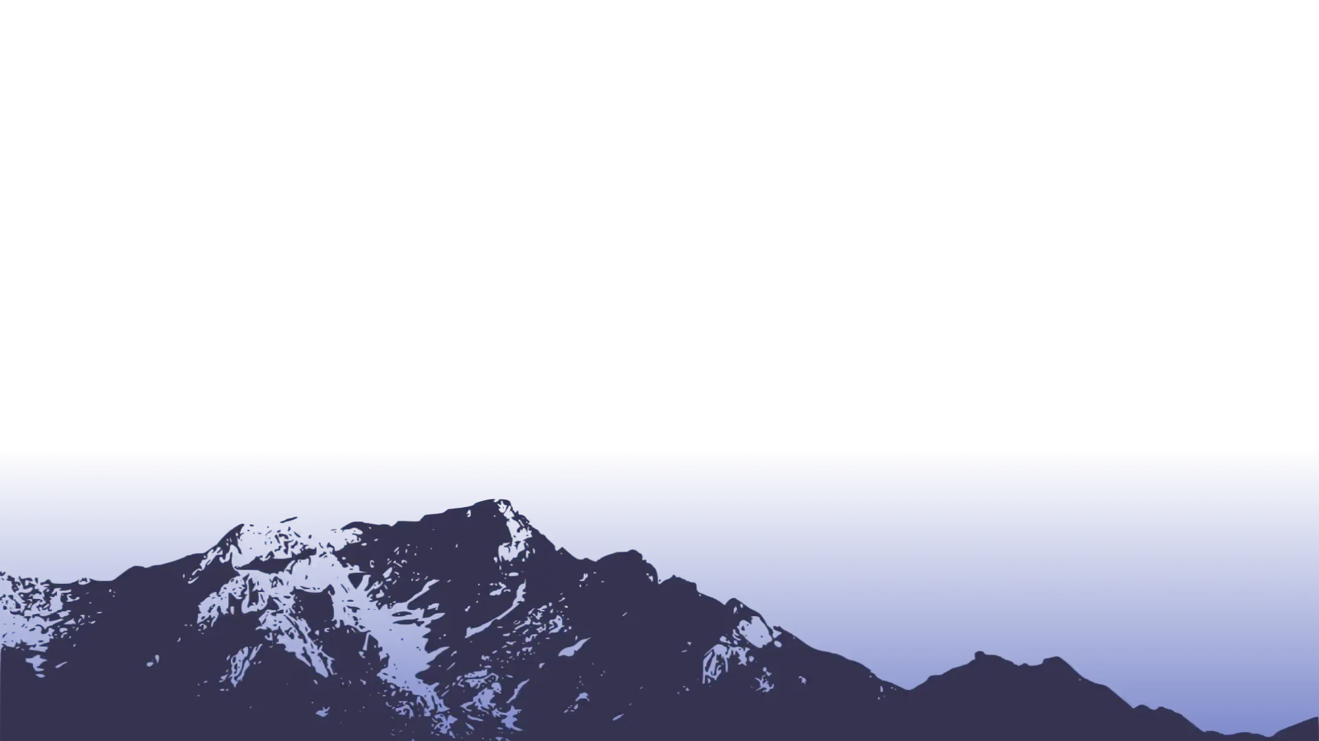 Purple shape of a mountain